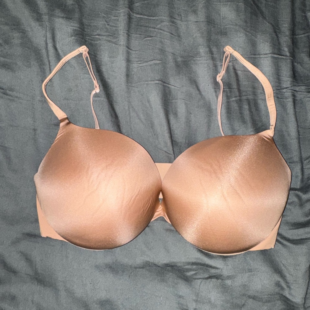 Skims Ultimate Pushup Plunge Bra Clay Size 38DD - Picture 1 of 4